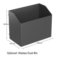 UltraTools 1355mm x 500mm x 1870mm Black Workshop Garage Storage Cabinet Set