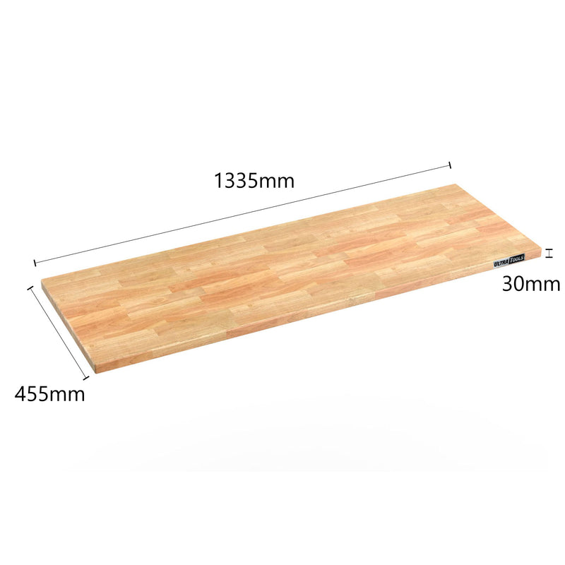 UltraTools 1335mm x 455mm x 30mm Timber Work Top Bench