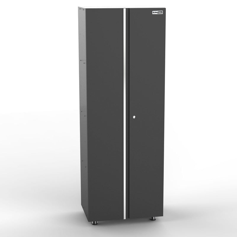 UltraTools 3380mm x 500mm x 1870mm Black Workshop Garage Storage Cabinet Set