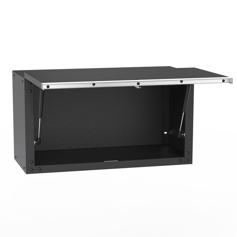 UltraTools 1355mm x 500mm x 1870mm Black Workshop Garage Storage Cabinet Set