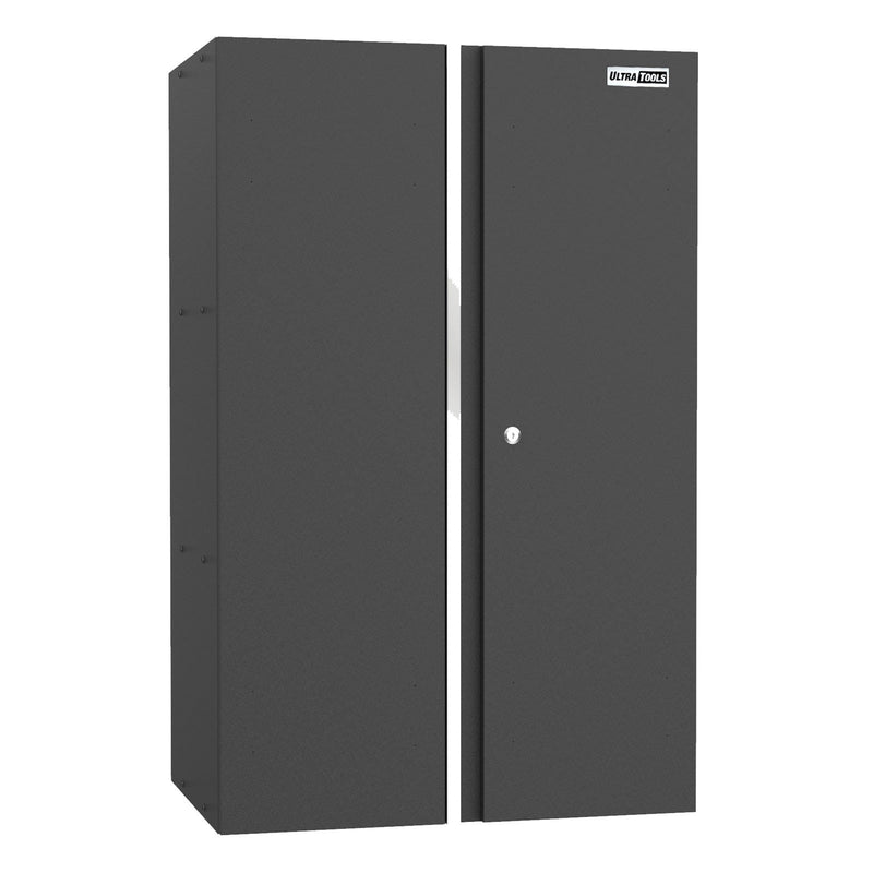 UltraTools 2030mm x 500mm x 1870mm Black Workshop Garage Storage Cabinet Set