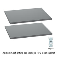 Extra 2pcs Shelving for 2-Door Cabinet (Add-On)