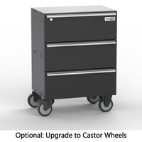 UltraTools 2030mm x 500mm x 1870mm Black Workshop Garage Storage Cabinet Set