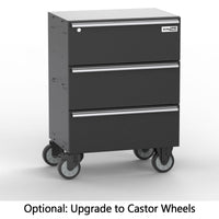 UltraTools 2030mm x 480mm x 1870mm Black Workshop Garage Storage Cabinet Set