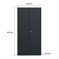 UltraTools Economy Extra Tall Steel Garage Cabinet 900mm x 500mm x 2025mm with built-in Pegboard and 6 Drawers