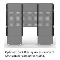 UltraTools 3100mm x 580mm x 2020mm Black Semi-Industrial Workshop Garage Storage Cabinet Set