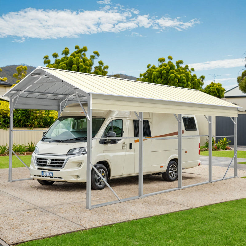 Carport 3.6 x 7.6m x 3.51m (Gable) Backyard Boat Portable Vehicle Shelter