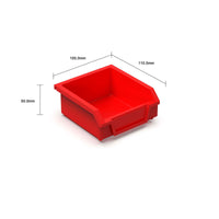 Ultratools 20pcs Wall Mounted Plastic Storage Bins Garage Tool Organiser Parts Trays