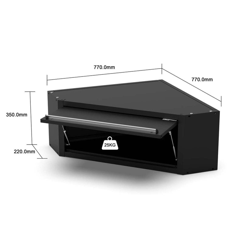 UltraTools 1550/2450mm x 550mm x 2025mm Classic Modular Workshop & Garage Storage Corner Cabinet Set