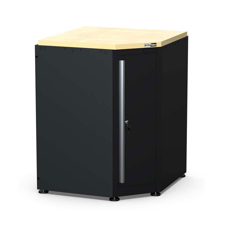 UltraTools 1550/2450mm x 550mm x 2025mm Classic Modular Workshop & Garage Storage Corner Cabinet Set