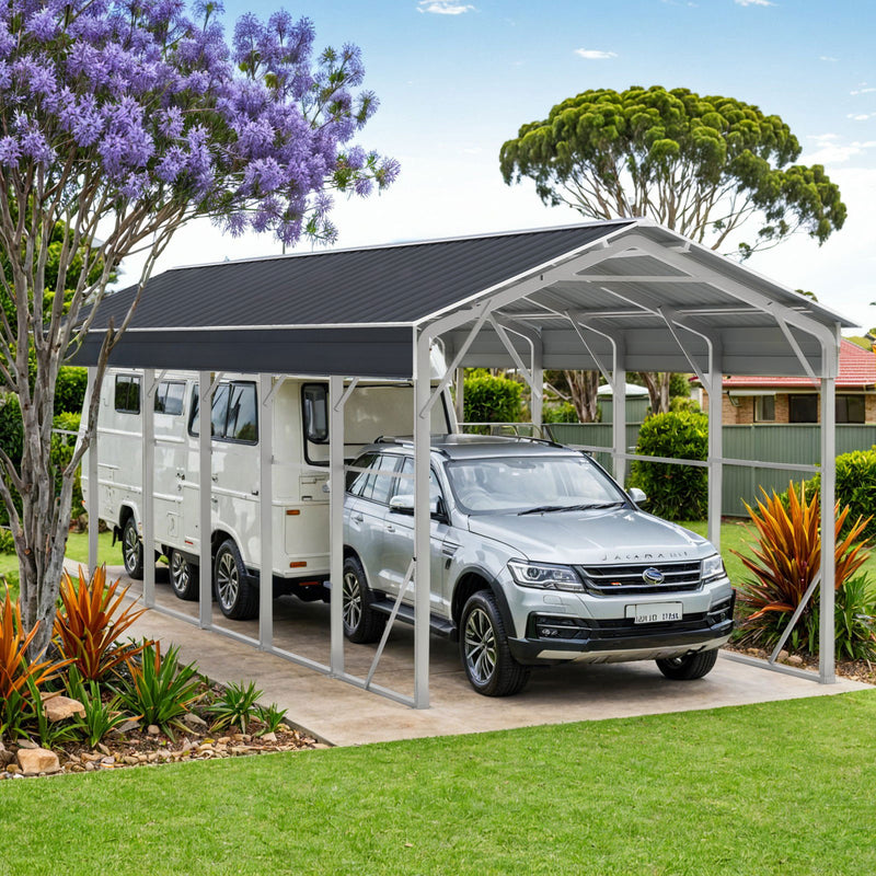 Carport 3.6 x 10.6m x 3.51m (Gable) Backyard Boat Portable Vehicle Shelter
