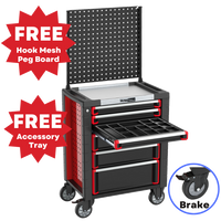 UltraTools Tool Chest 6 Drawer Stainless Steel Worktop Roller Cabinet