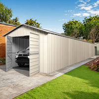 Double Barn Door Garage Shed 10.64m x 3.6m x 3m (Gable) Workshop with 7 Frames EXTRA High