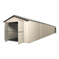 Double Barn Door Garage Shed 10.64m x 3.6m x 3m (Gable) Workshop with 7 Frames EXTRA High