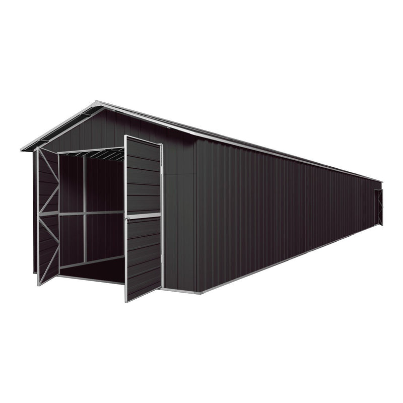 Double Barn Door Garage Shed 10.64m x 3.6m x 3m (Gable) Workshop with 7 Frames EXTRA High