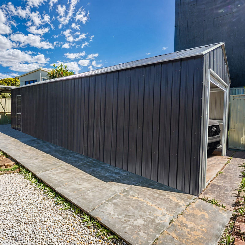 Roller Door Garage Shed 10.64m x 3.6m x 3m (Gable) Workshop