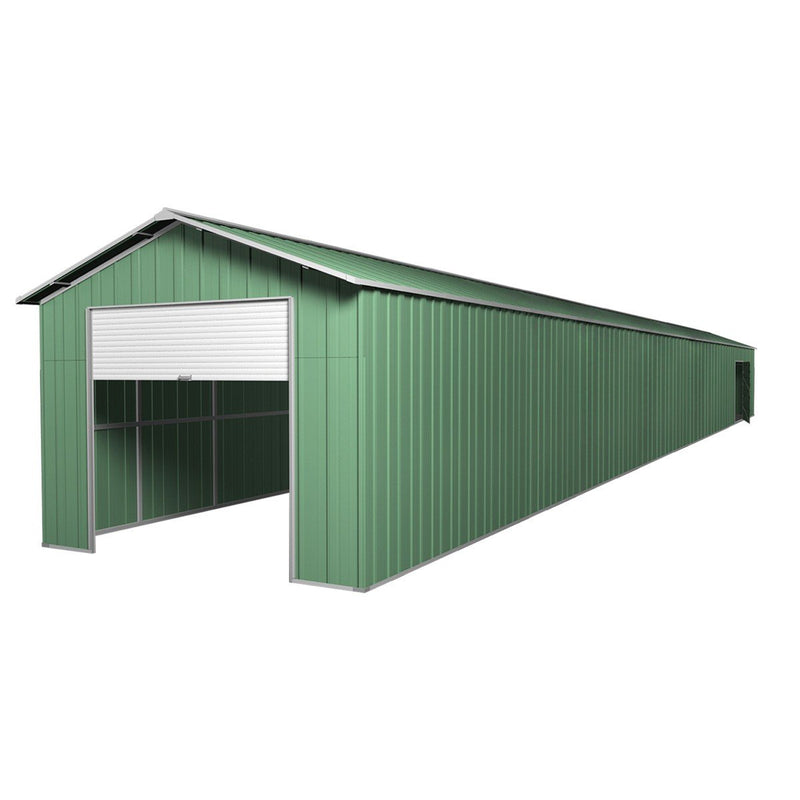 Roller Door Garage Shed 10.64m x 3.6m x 3m (Gable) Workshop