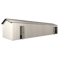 Garage Workshop Shed 10.64m x 3.6m x 3m Side Double Doors + PA doors 7 Frames Design