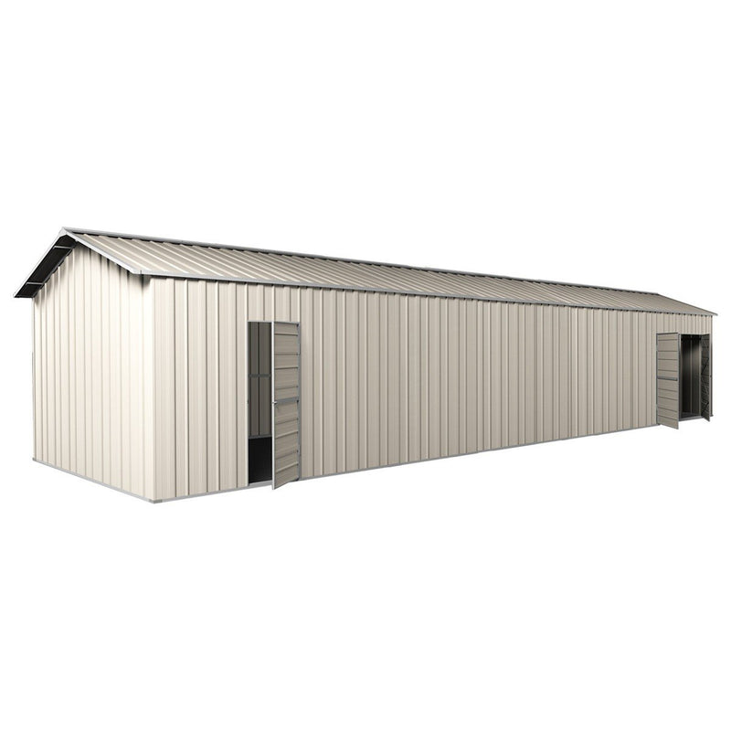 Garage Workshop Shed 10.64m x 3.6m x 3m Side Double Doors + PA doors 7 Frames Design