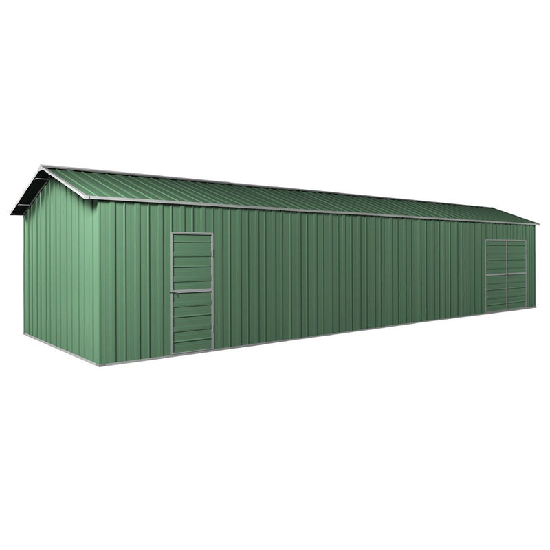 Garage Workshop Shed 10.64m x 3.6m x 3m Side Double Doors + PA doors 7 Frames Design
