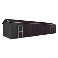 Garage Workshop Shed 10.64m x 3.6m x 3m Side Double Doors + PA doors 7 Frames Design