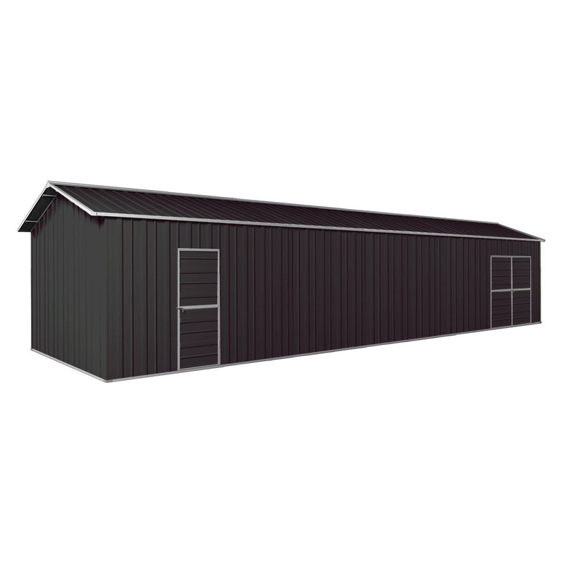 Garage Workshop Shed 10.64m x 3.6m x 3m Side Double Doors + PA doors 7 Frames Design