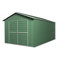 Garage 6m x 3.6m x 3m Double Barn Door Workshop Shed EXTRA High 4 Frames