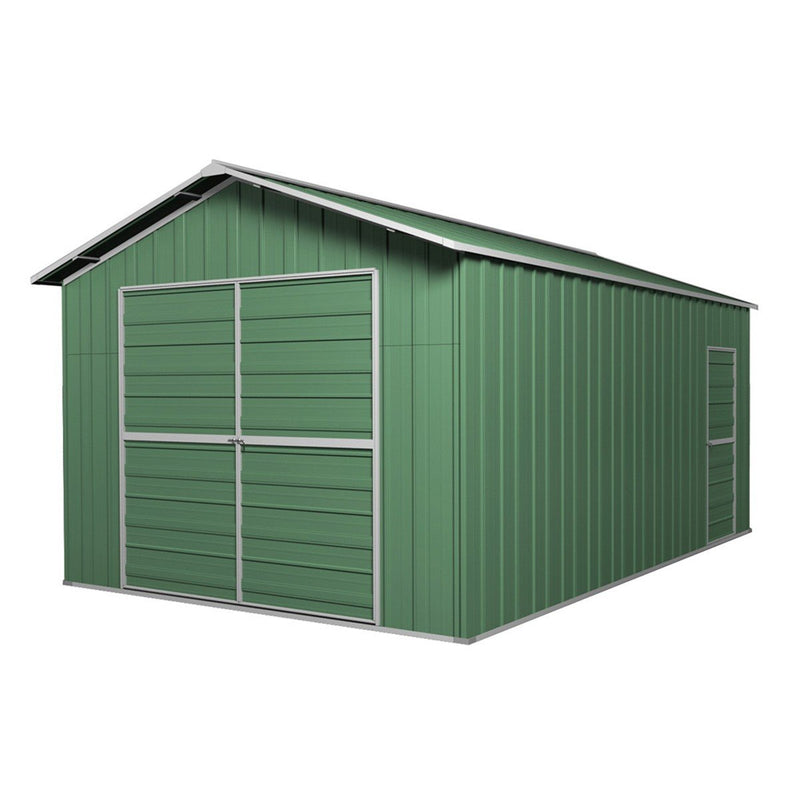 Garage 6m x 3.6m x 3m Double Barn Door Workshop Shed EXTRA High 4 Frames
