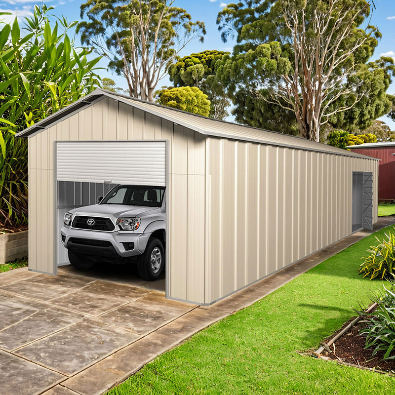 Roller Door Garage 6m x 3.6m x 3m (Gable) Workshop Shed EXTRA High 4 Frames