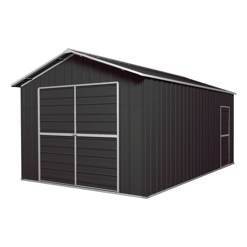 Garage 6m x 3.6m x 3m Double Barn Door Workshop Shed EXTRA High 4 Frames