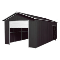 Roller Door Garage 6m x 3.6m x 3m (Gable) Workshop Shed EXTRA High 4 Frames