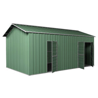 Workshop Shed 3.6m x 6m x 3m Side Double Door + PA door EXTRA High 4 Frames