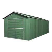 Garage Shed 7.6m x 3.6m x 3m Double Barn Door Gable Workshop Extra High 5 Frames