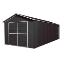 Garage Shed 7.6m x 3.6m x 3m Double Barn Door Gable Workshop Extra High 5 Frames