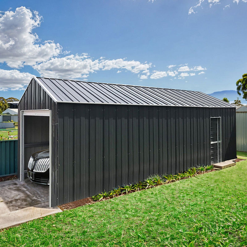 Garage 7.6m x 3.6m x 3m Roller Door Shed Workshop