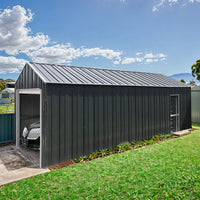 Garage 7.6m x 3.6m x 3m Roller Door Shed Workshop