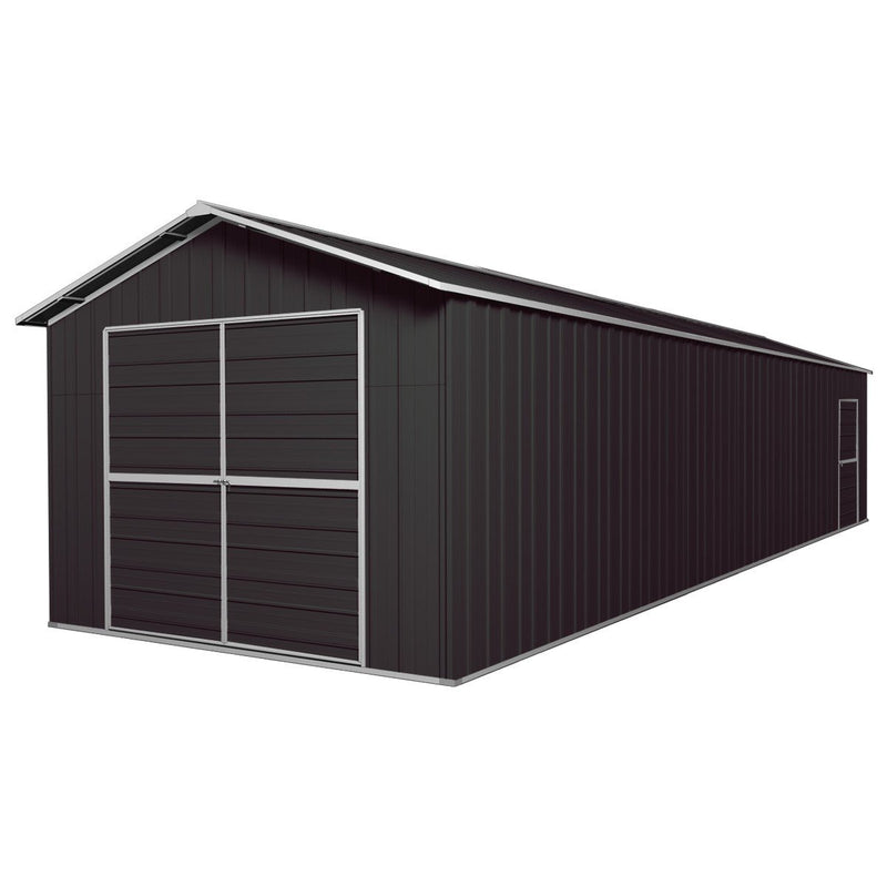 Double Barn Door Garage Shed 9.1m x 3.6m x 3m (Gable) Workshop with 6 Frames EXTRA High