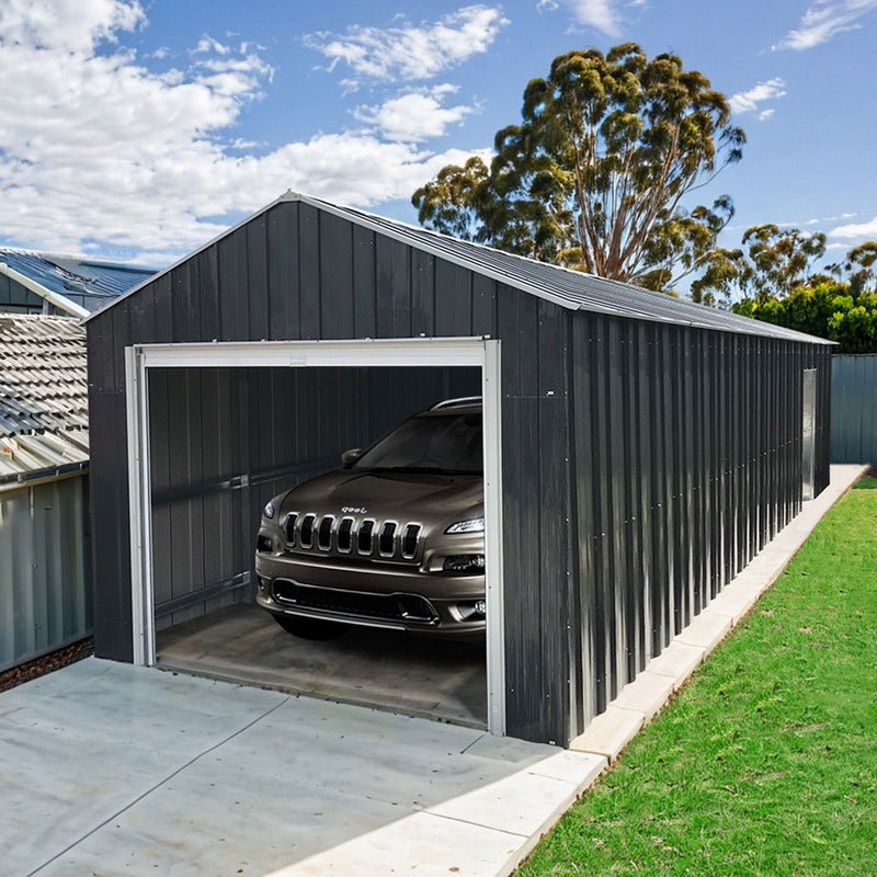 Roller Door Garage Shed 9.1m x 3.6m x 3m (Gable) Workshop