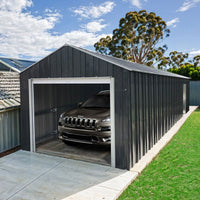 Roller Door Garage Shed 9.1m x 3.6m x 3m (Gable) Workshop