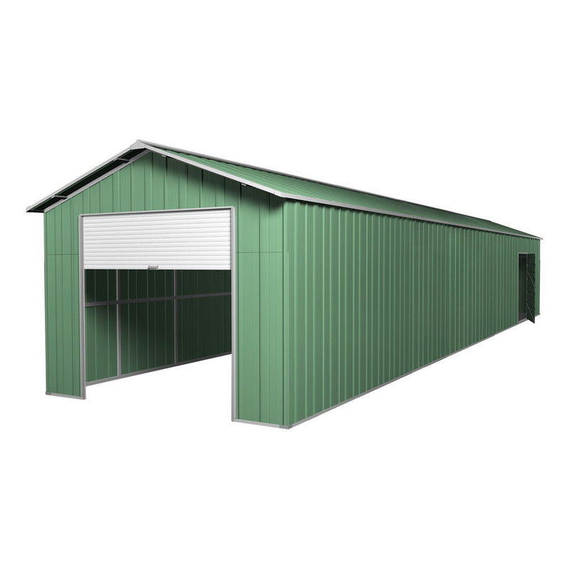 Roller Door Garage Shed 9.1m x 3.6m x 3m (Gable) Workshop
