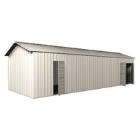 Garage Workshop Shed 9.12m x 3.6m x 3m Side Double Doors + PA doors 6 Frames Design