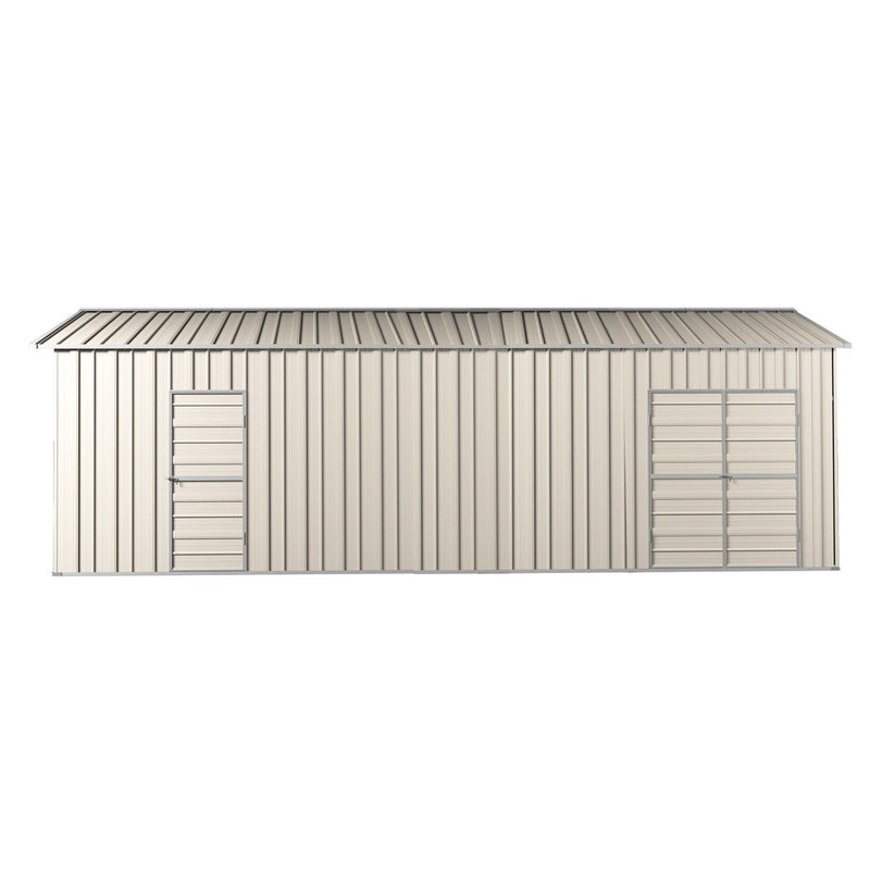 Garage Workshop Shed 9.12m x 3.6m x 3m Side Double Doors + PA doors 6 Frames Design