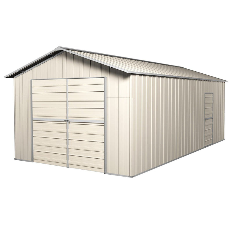 Garage Shed 7.21m x 4.17m x 3.24m Barn Door Workshop + Side PA Door with 4 Frames EXTRA High