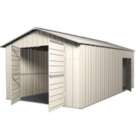 Garage Shed 7.21m x 4.17m x 3.24m Barn Door Workshop + Side PA Door with 4 Frames EXTRA High