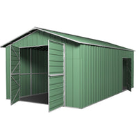 Garage Shed 7.21m x 4.17m x 3.24m Barn Door Workshop + Side PA Door with 4 Frames EXTRA High