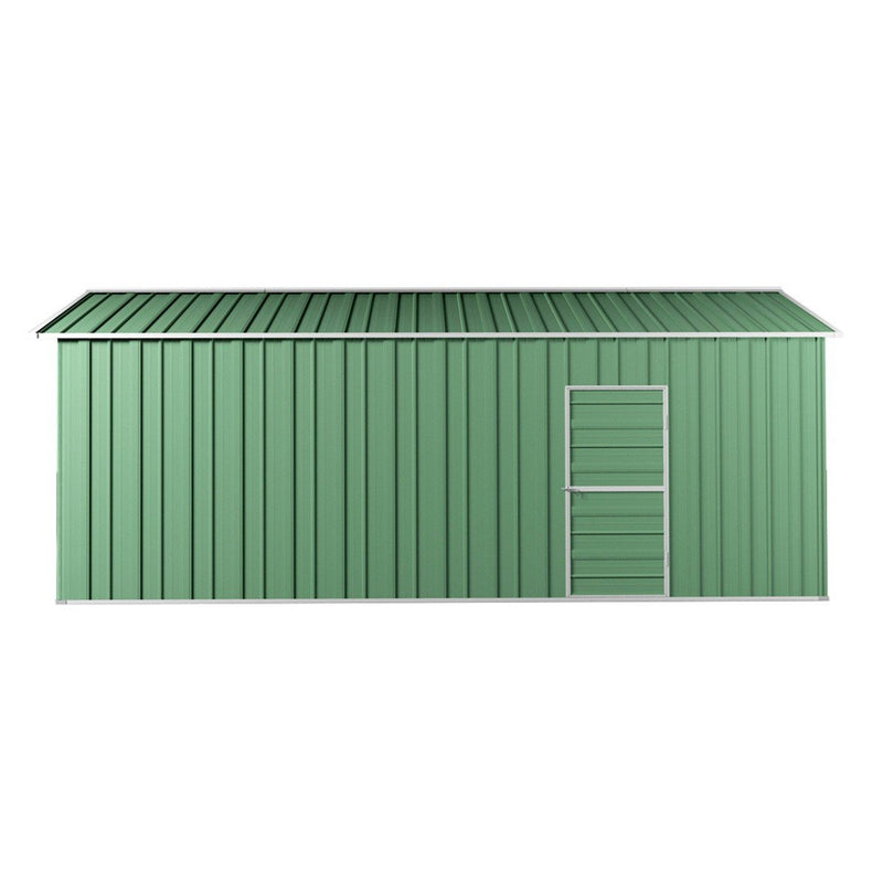 Garage Shed 7.21m x 4.17m x 3.24m Barn Door Workshop + Side PA Door with 4 Frames EXTRA High