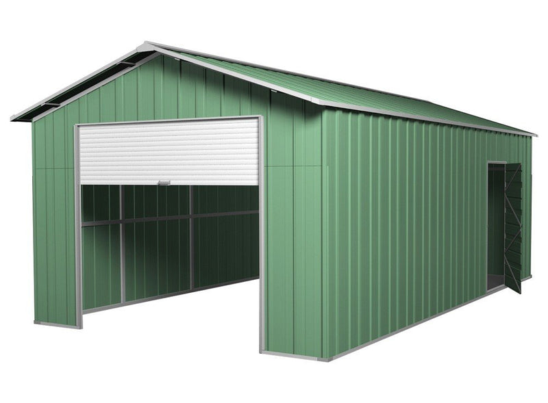 Garage Shed 7.21m x 4.17m x 3.24m with Roller Door