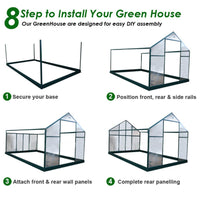 EcoPro 10 - 30ft Long x 10ft Wide Greenhouse