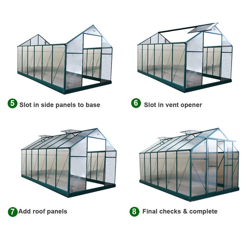 EcoPro 10 - 30ft Long x 10ft Wide Greenhouse