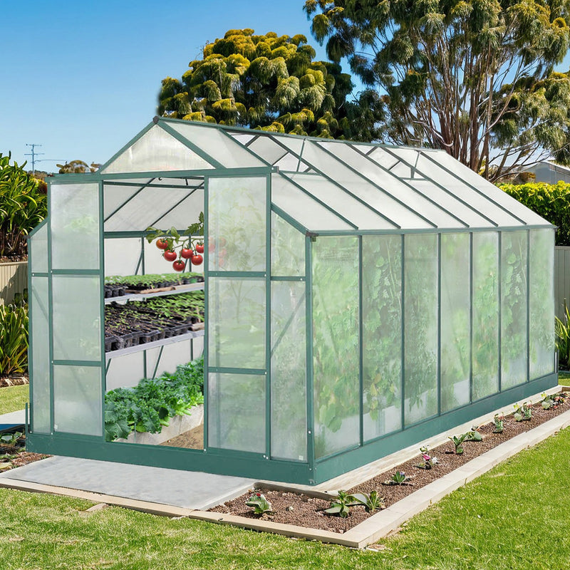 EcoPro 6mm 10-36ft Long x 8ft Wide Greenhouse